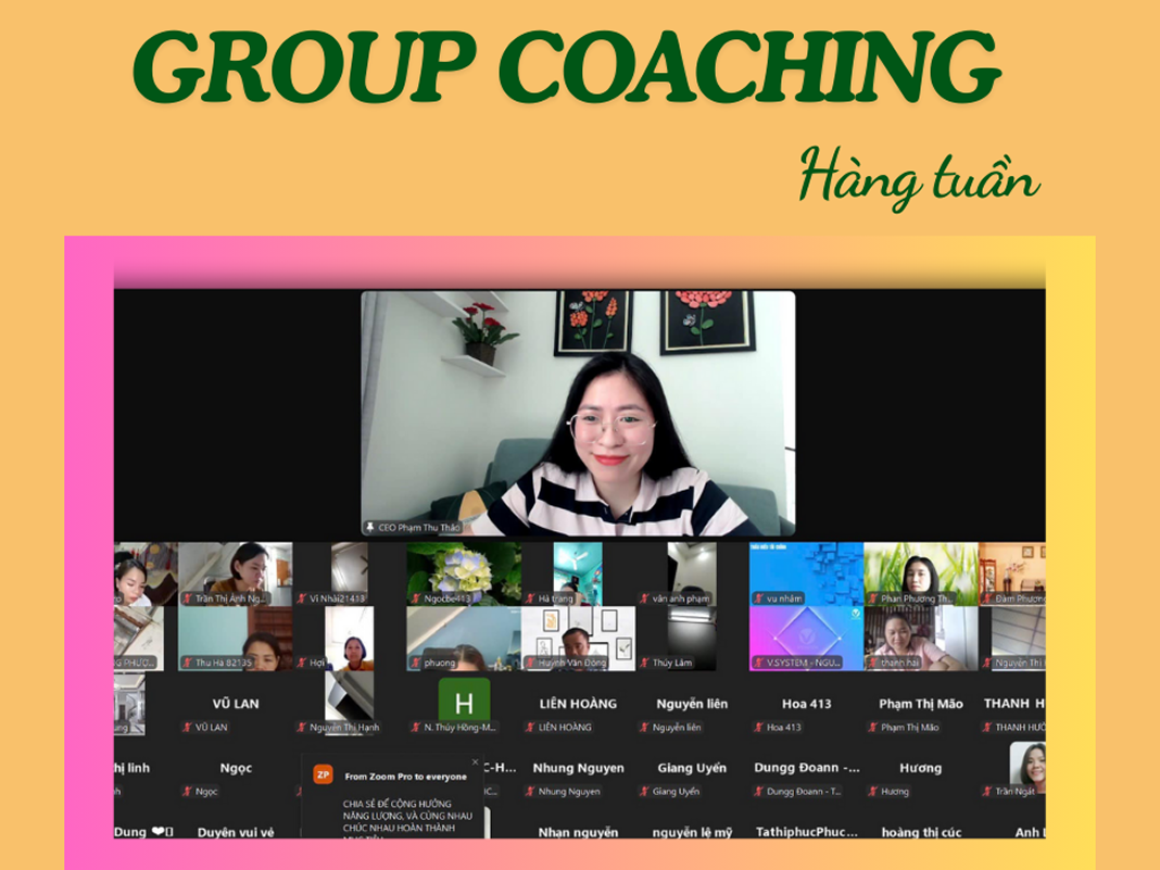 Được hướng dẫn thực hành chuyển hóa hàng tuần